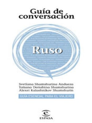 Guía de conversación ruso - ebook